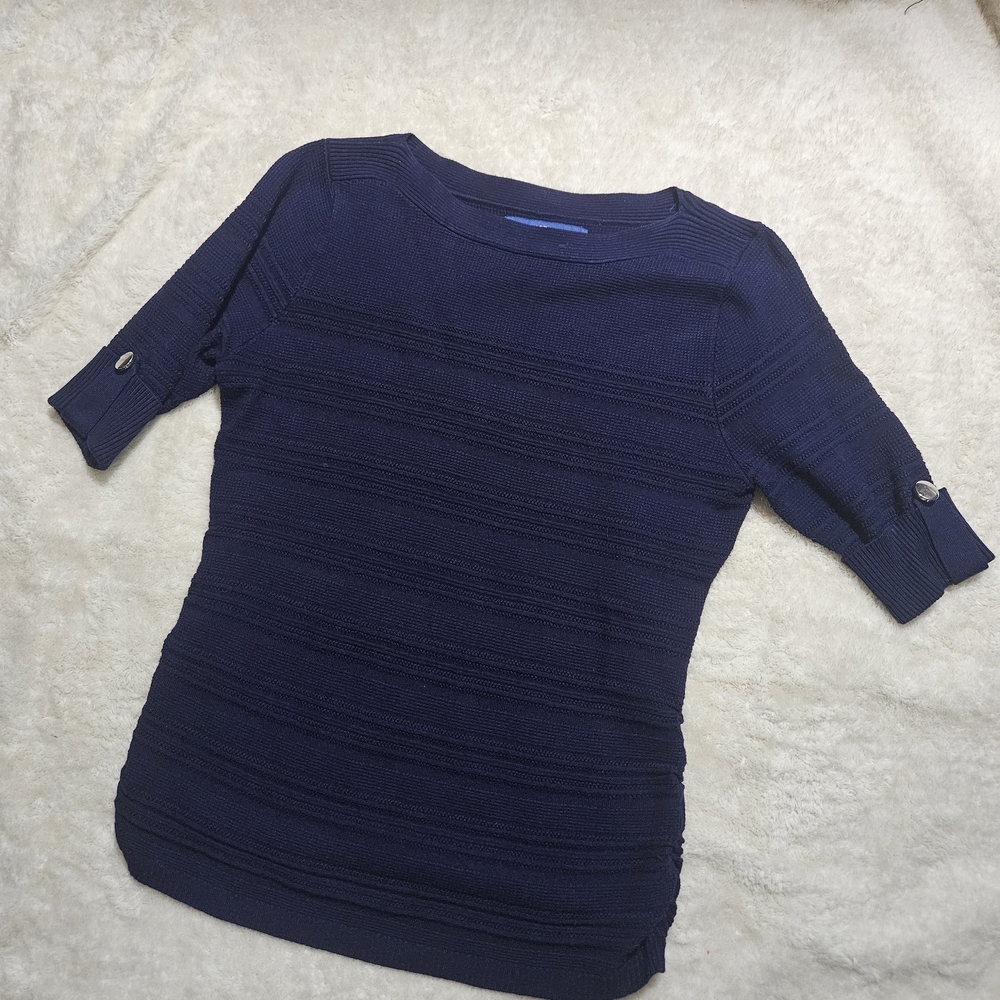 Apt. 9 Navy Knit Sweater